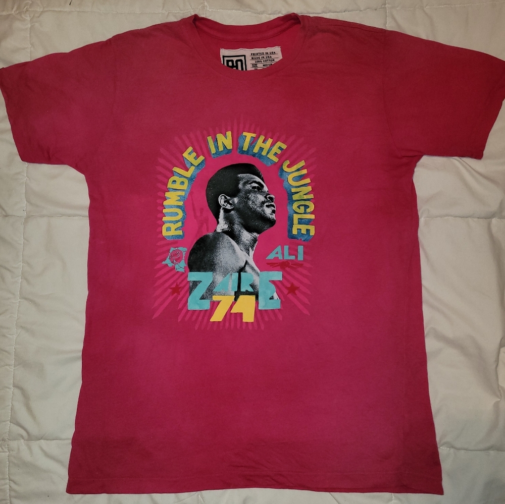 Muhammad Ali Zaire '74 t shirt